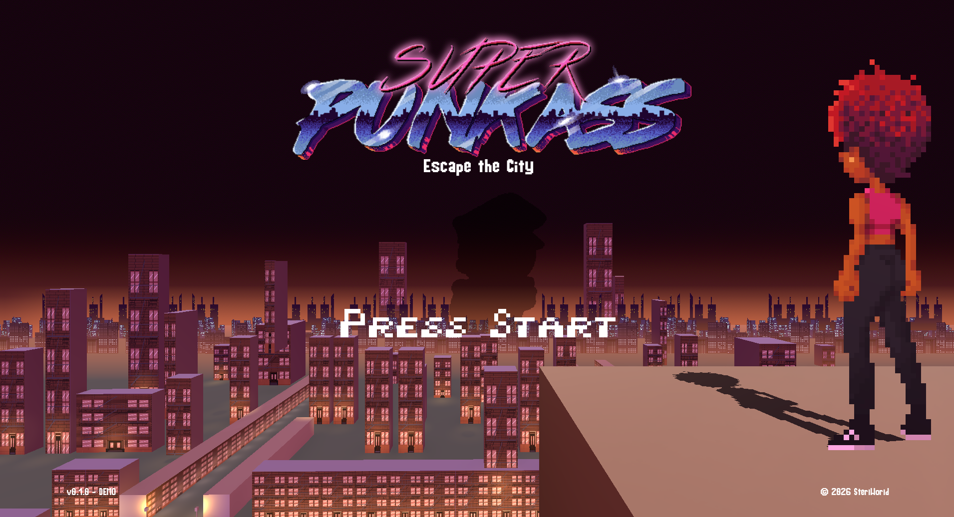 Super Punkass — Escape the City development screenshot